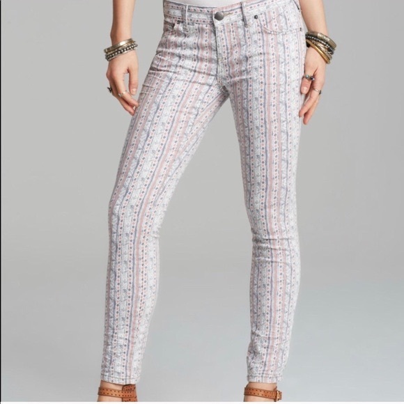 Free People Denim - ❤️ Free People Rotary Patterned Pants